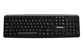FLAXES FLX-168Q USB Q TURKÇE KLAVYE SİYAH